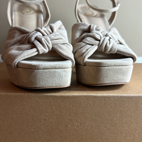 Sam Edelman Women's Kristen Platform Sandal, Cappuccino, Size 9 - Picture 10 of 17